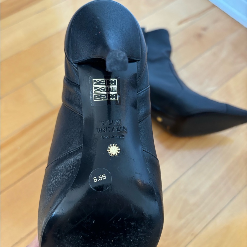 Stuart Weitzman MAVERICK 75 BOOTIE size 8.5 black - Picture 4 of 9